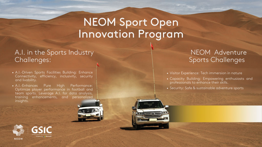 NEOM and Global Sports Innovation Center powered by Microsoft ...